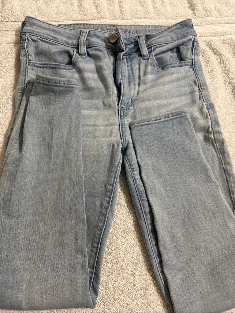 American Eagle Outfitters Light Blue Skinny Jeans
